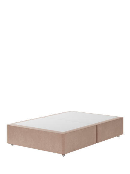 Hypnos Non-Sprung Upholstered Divan Base, Double, Atlas Orchid