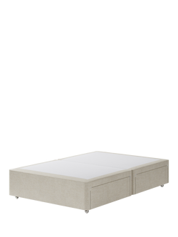 Hypnos Pocket Sprung Upholstered 4 Drawer Divan Base, Small Double, Brooklyn Shell