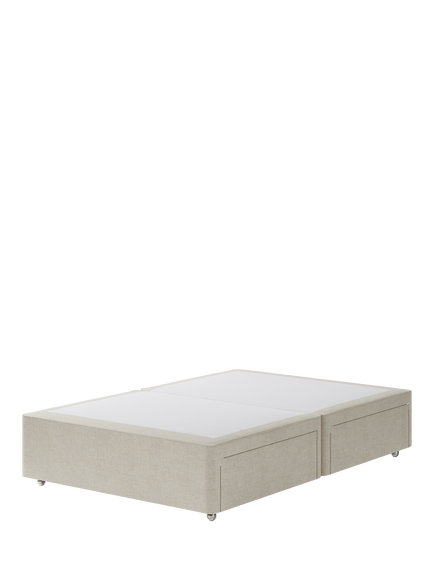 Hypnos Pocket Sprung Upholstered 4 Drawer Divan Base, Small Double, Brooklyn Shell