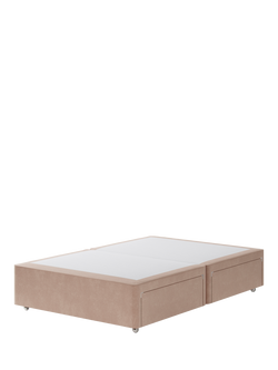 Hypnos Pocket Sprung Upholstered 4 Drawer Divan Base, Small Double, Atlas Orchid