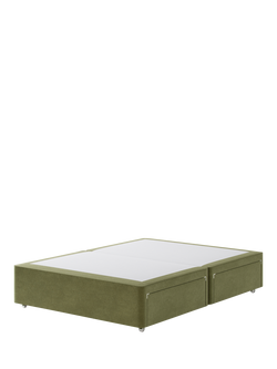 Hypnos Pocket Sprung Upholstered 4 Drawer Divan Base, King Size, Severn Fern