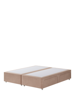 Hypnos Pocket Sprung Upholstered 4 Drawer Divan Base, Super King Size, Atlas Orchid