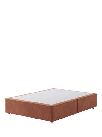 Hypnos Non-Sprung Upholstered Divan Base, King Size, Foyle Sienna
