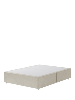 Hypnos Non-Sprung Upholstered Divan Base, King Size, Brooklyn Shell