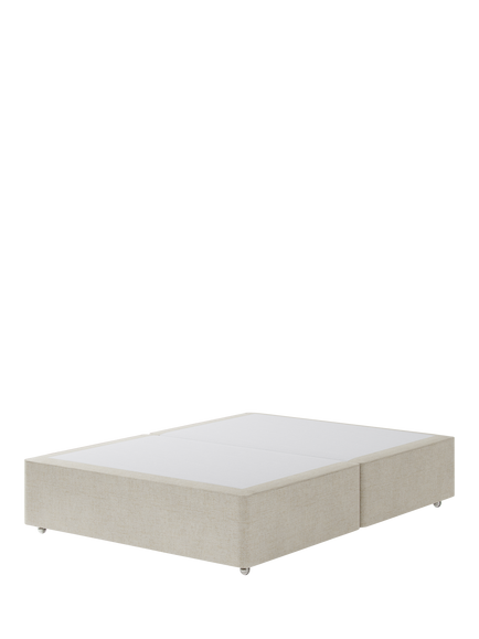 Hypnos Non-Sprung Upholstered Divan Base, King Size, Brooklyn Shell