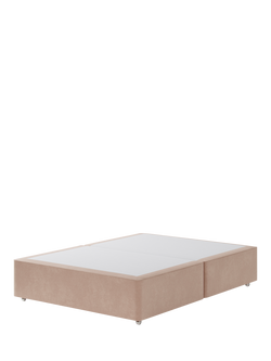 Hypnos Non-Sprung Upholstered Divan Base, King Size, Atlas Orchid
