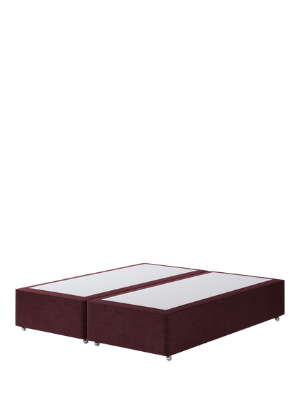 Hypnos Non-Sprung Upholstered Divan Base, Super King Size, Premium Tanzanite
