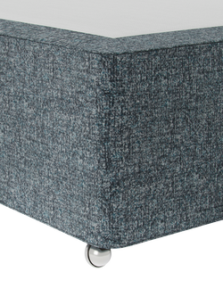 Hypnos Non-Sprung Upholstered Divan Base, Super King Size - view 2, Arvalli Storm
