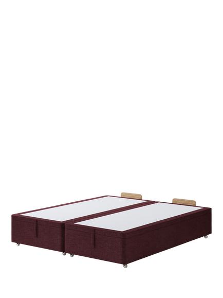 Hypnos Non-Sprung Upholstered Ottoman Storage Divan Base, Super King Size, Premium Tanzanite