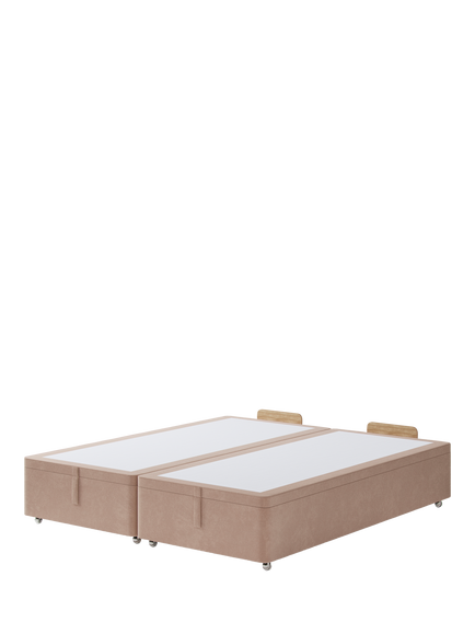 Hypnos Non-Sprung Upholstered Ottoman Storage Divan Base, Super King Size, Atlas Orchid