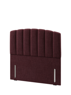 Hypnos Beatrice Euro Slim Upholstered Headboard, Small Double - view 2, Premium Tanzanite