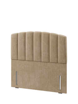 Hypnos Beatrice Euro Slim Upholstered Headboard, Small Double - view 2, Premium Sandstone Pearl