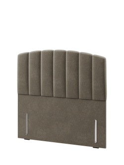 Hypnos Beatrice Euro Slim Upholstered Headboard, Small Double - view 2, Derwent Mushroom