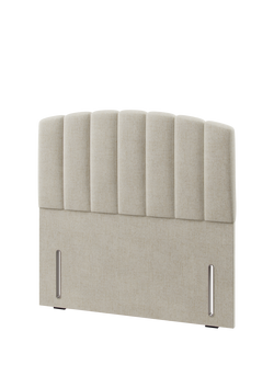 Hypnos Beatrice Euro Slim Upholstered Headboard, Small Double - view 2, Brooklyn Shell