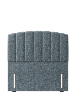 Hypnos Beatrice Euro Slim Upholstered Headboard, Small Double, Arvalli Storm