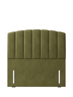 Hypnos Beatrice Euro Slim Upholstered Headboard, Double, Severn Fern