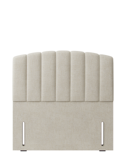 Hypnos Beatrice Euro Slim Upholstered Headboard, Double, Brooklyn Shell