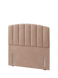 Hypnos Beatrice Euro Slim Upholstered Headboard, Double - view 2, Atlas Orchid