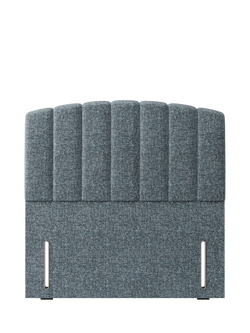 Hypnos Beatrice Euro Slim Upholstered Headboard, Double, Arvalli Storm