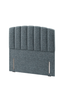 Hypnos Beatrice Euro Slim Upholstered Headboard, Double - view 2, Arvalli Storm