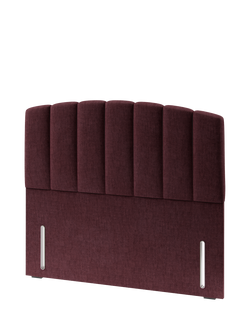 Hypnos Beatrice Euro Slim Upholstered Headboard, King Size - view 2, Prem Tanzanite