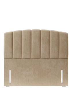 Hypnos Beatrice Euro Slim Upholstered Headboard, King Size, Premium Sandstone Pearl