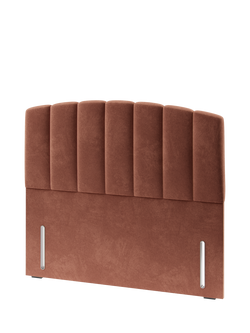 Hypnos Beatrice Euro Slim Upholstered Headboard, King Size - view 2, Foyle Sienna