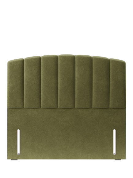 Hypnos Beatrice Euro Slim Upholstered Headboard, King Size, Severn Fern