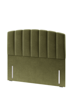 Hypnos Beatrice Euro Slim Upholstered Headboard, King Size - view 2, Severn Fern