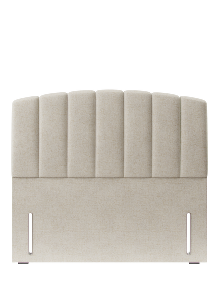 Hypnos Beatrice Euro Slim Upholstered Headboard, King Size, Brooklyn Shell