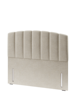 Hypnos Beatrice Euro Slim Upholstered Headboard, King Size - view 2, Brooklyn Shell