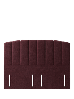 Hypnos Beatrice Euro Slim Upholstered Headboard, Super King Size, Premium Tanzanite