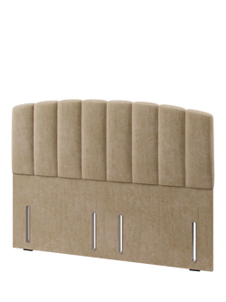 Hypnos Beatrice Euro Slim Upholstered Headboard, Super King Size - view 2, Premium Sandstone Pearl