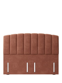 Hypnos Beatrice Euro Slim Upholstered Headboard, Super King Size, Foyle Sienna