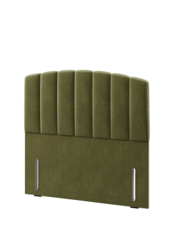 Hypnos Beatrice Euro Slim Upholstered Headboard, Super King Size - view 2, Severn Fern