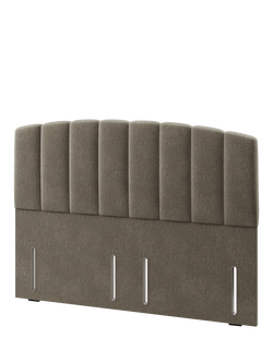Hypnos Beatrice Euro Slim Upholstered Headboard, Super King Size - view 2, Derwent Mushroom