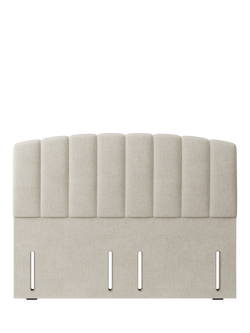Hypnos Beatrice Euro Slim Upholstered Headboard, Super King Size, Brooklyn Shell