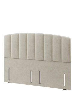 Hypnos Beatrice Euro Slim Upholstered Headboard, Super King Size - view 2, Brooklyn Shell