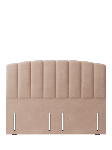 Hypnos Beatrice Euro Slim Upholstered Headboard, Super King Size, Atlas Orchid