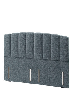 Hypnos Beatrice Euro Slim Upholstered Headboard, Super King Size - view 2, Arvalli Storm