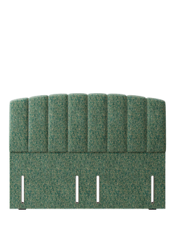 Hypnos Beatrice Euro Slim Upholstered Headboard, Super King Size, Coral Ocean