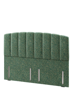 Hypnos Beatrice Euro Slim Upholstered Headboard, Super King Size - view 2, Coral Ocean