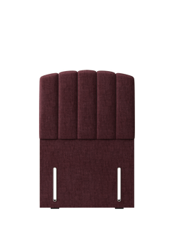 Hypnos Beatrice Euro Slim Upholstered Headboard, Single, Premium Tanzanite