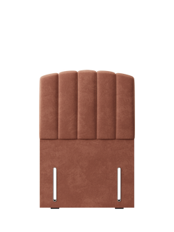 Hypnos Beatrice Euro Slim Upholstered Headboard, Single, Foyle Sienna