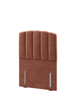 Hypnos Beatrice Euro Slim Upholstered Headboard, Single - view 2, Foyle Sienna