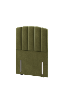 Hypnos Beatrice Euro Slim Upholstered Headboard, Single - view 2, Severn Fern