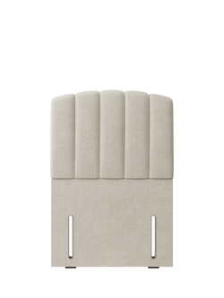 Hypnos Beatrice Euro Slim Upholstered Headboard, Single, Brooklyn Shell