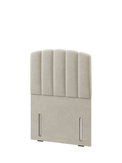 Hypnos Beatrice Euro Slim Upholstered Headboard, Single - view 2, Brooklyn Shell