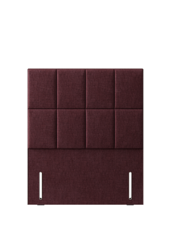 Hypnos Victoria Euro Slim Upholstered Headboard, Small Double, Premium Tanzanite