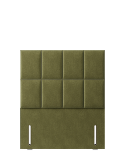 Hypnos Victoria Euro Slim Upholstered Headboard, Small Double, Severn Fern